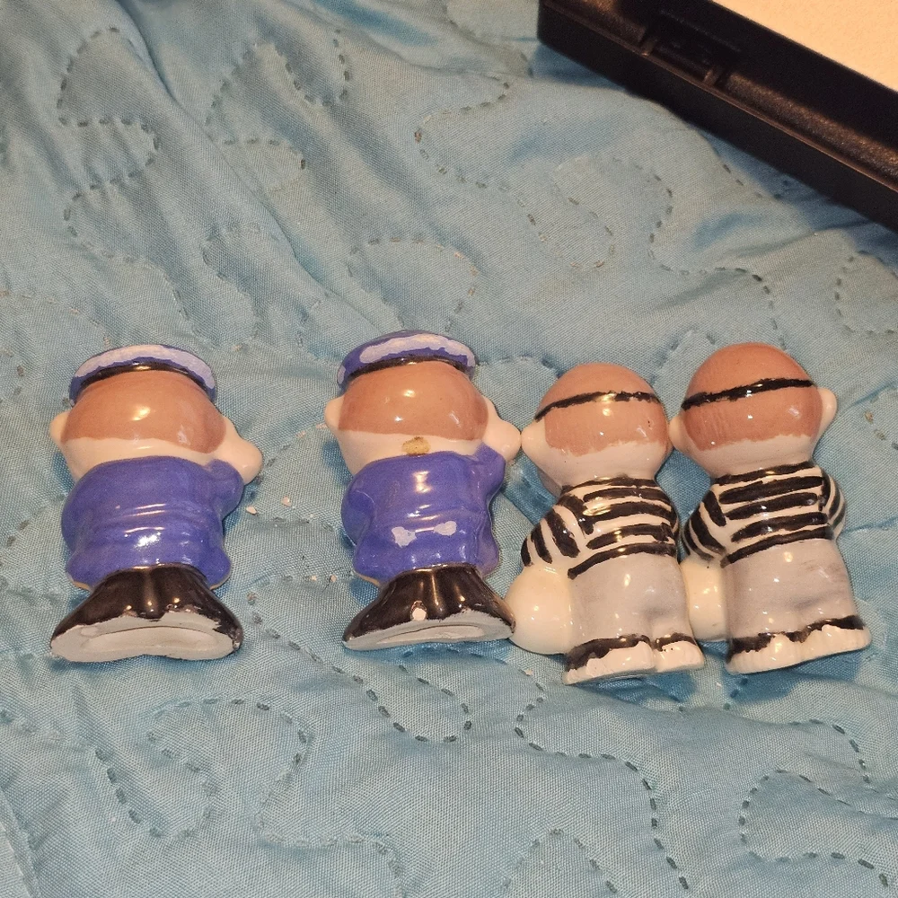Vintage Duncan Ceramic Products Tic Tac Toe Game Cops and Robbers 1973 - Picture 15 of 15